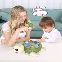 childrens hamster toy cartoon double hammer large hamster game machine baby early education exercise educational toys zc
