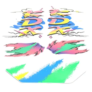 Pokhaomin Motorcycle Pad Protector Stickers Tank Decals for Kawasaki KDX 125