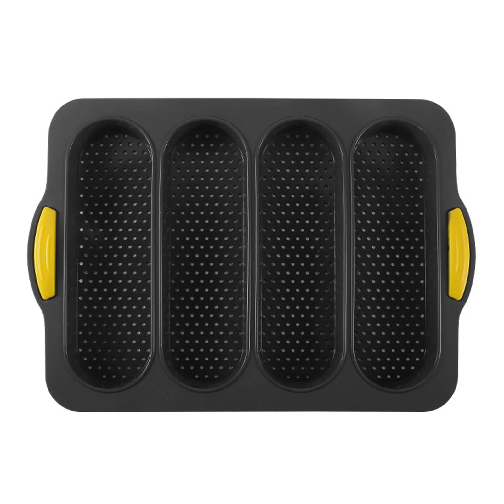 

Не липкий домашний кухонный инструмент для выпечки, французская палочка, многоразовая силиконовая форма для выпечки, 4 слота, легко снимает...