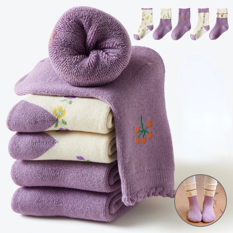 5 пар детских носков для детей от 1 до 12 лет