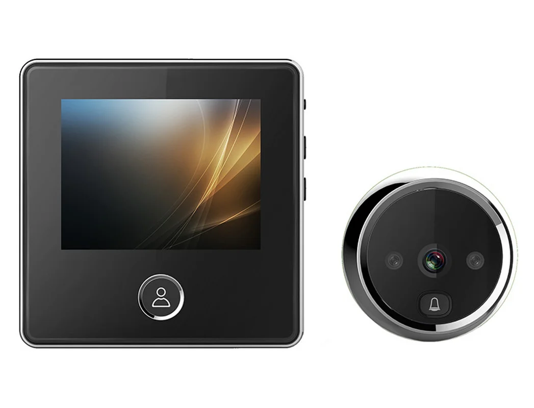 

Home Smart Doorbell Security Door Peephole Camera Electronic Cat Eye and HD Pixels TFT Color Screen Display Audio Door Bell