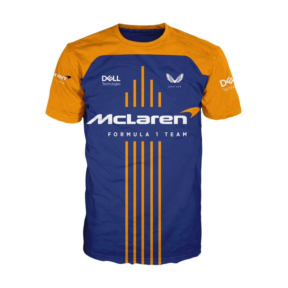 McLaren 2022 футболка команды формула один модный спортивный костюм Мужская вечерняя