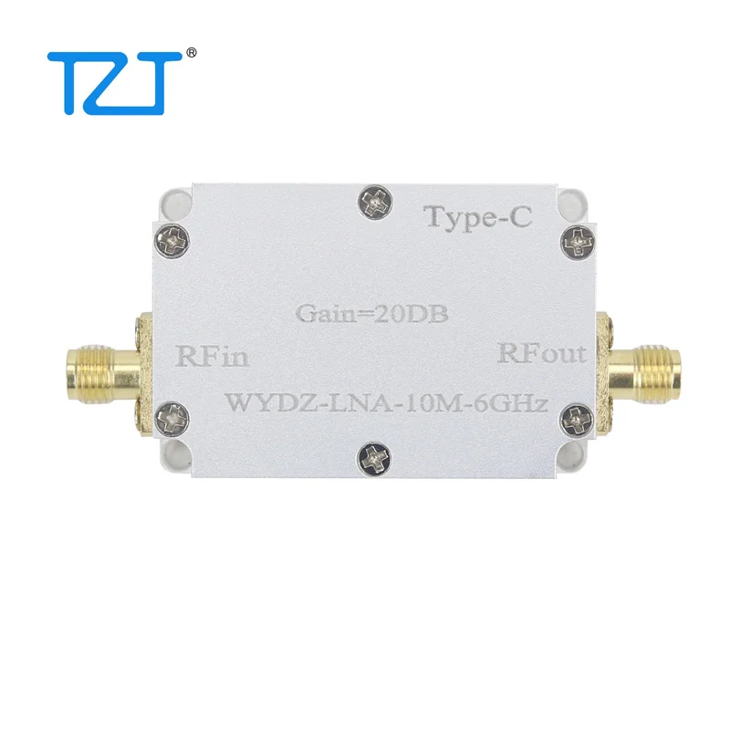 Kup TZT 10M-6GHz Wzmacniacz O Niskim Poziomie Szumów Wzmocnienie 20DB Wysoka Płaskość LNA Sygnał RF Odbiornik Przedni