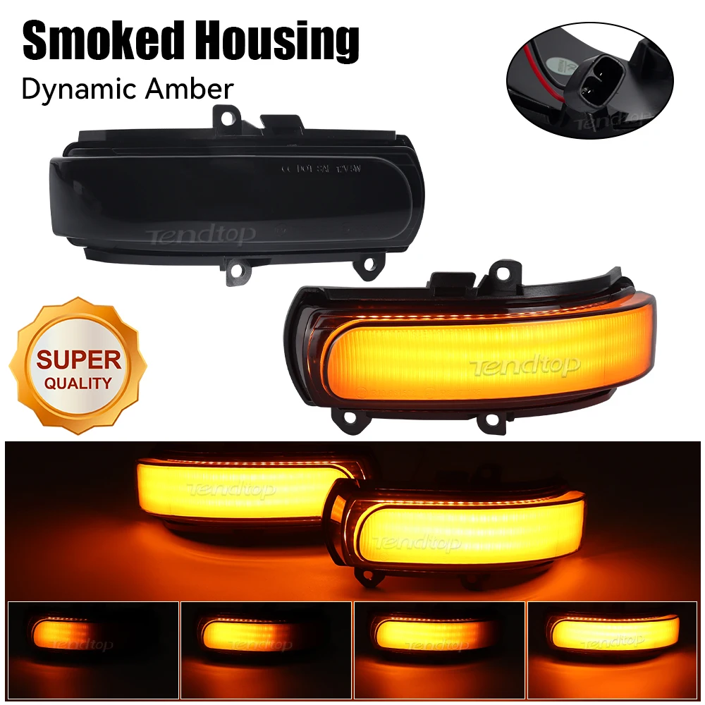 

Автомобильный светодиодный динамический указатель поворота, последовательный свет бокового зеркала для Toyota-COROLLA SED ZRE15 2010-2013 REIZ AURIS Scion