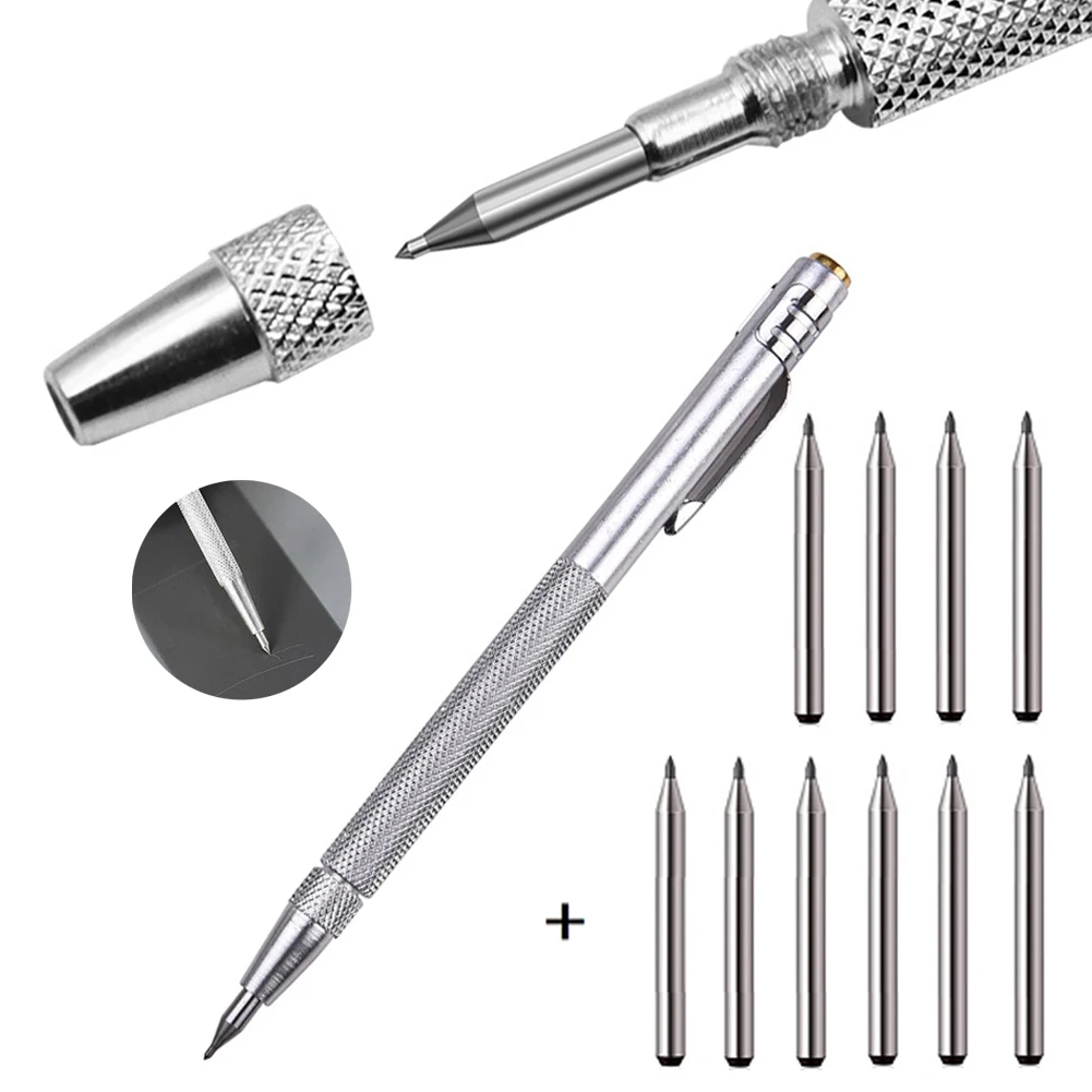 

High Quality Nib Scriber Pen Lettering Pen Stainless Steel Tile Cutter Carbide Scriber For Engraving Metal Sheet