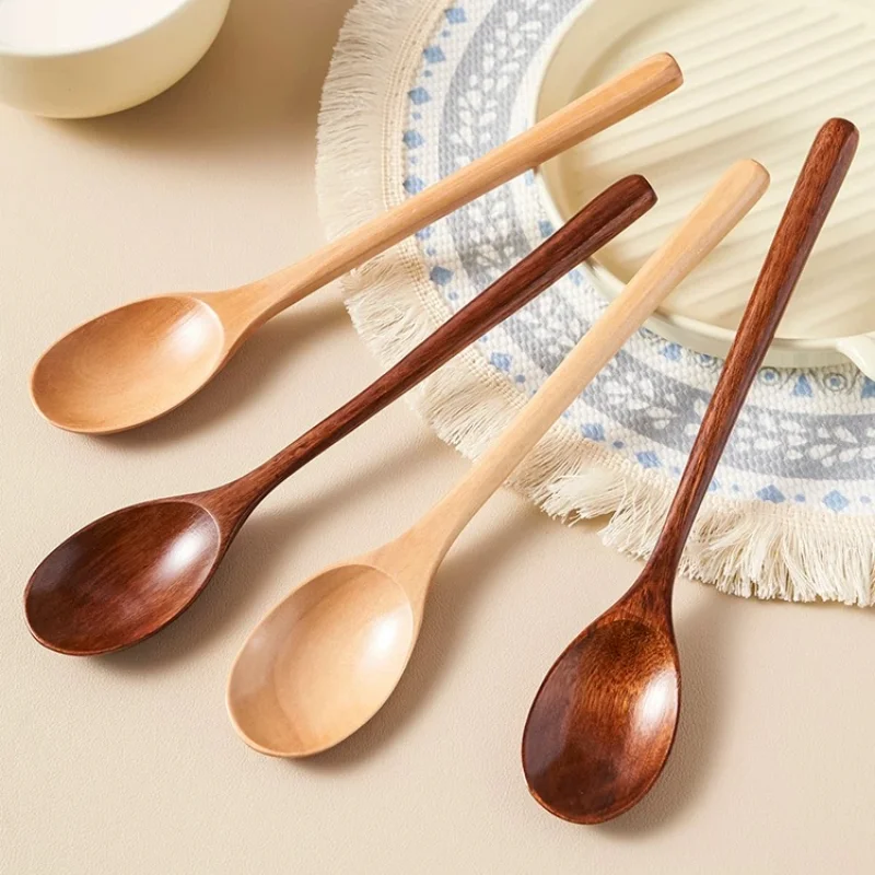 3/6 шт. деревянные японские ложки для риса