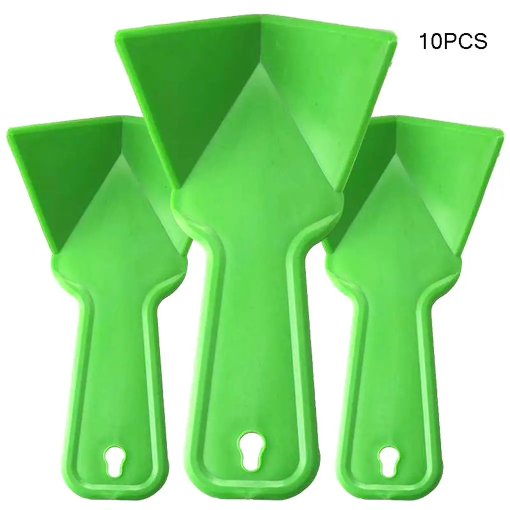 

10Pcs Drywall Corner Scraper 90-Degrees Angles Anti-skidding Handle Cleaning Stucco High Strength Removal Builder Tool