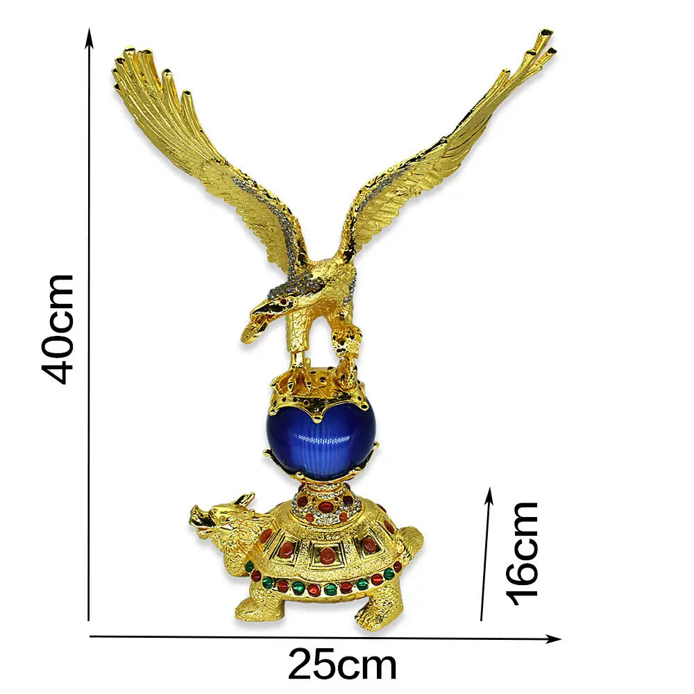3 цвета китайская Золотая черепаха сапфир изумруд Орел красный зеленый синий
