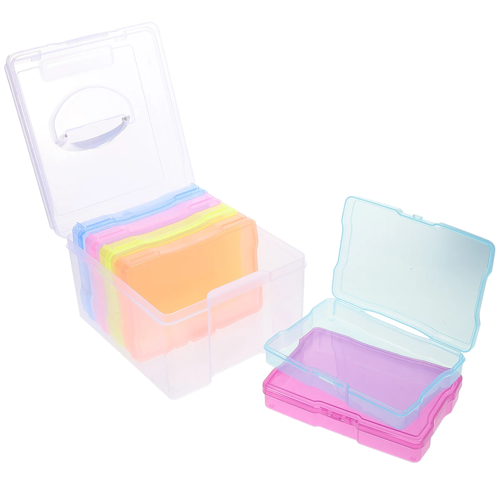 Коробка для хранения фотографий Контейнеры рукоделия Органайзер Открытка