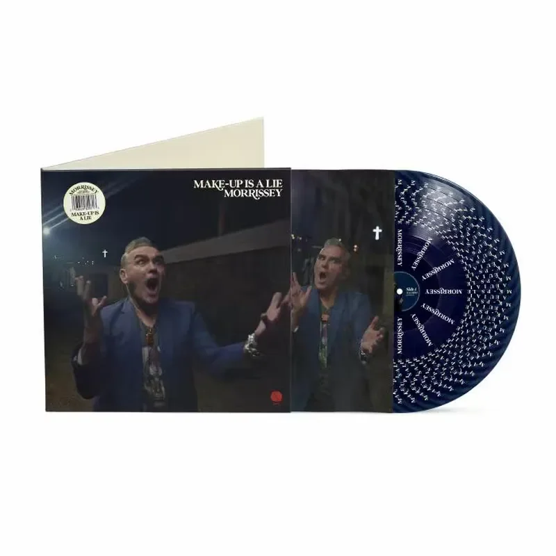 Фото Виниловая пластинка Motion Gel Smiths с вокалистом Морриссием, исполнителем из группы The Smiths, «Make-Up Is A Lie», инди-рок, для фанатов. №1