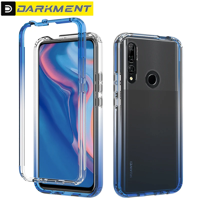 

Gradient Clear Protective Case For Huawei Y9 Prime 2019 Y9A Y9S Shockproof Simple Silicone Transparent Cover For Huawei Y8S Y8P