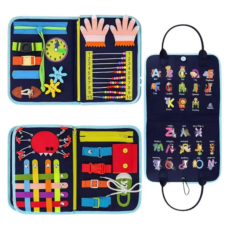 

Занятая книга для малышей, игрушки для путешествий для малышей на самолете, игрушки для малышей, сенсорные игрушки, доска для занятий мелкой моторикой