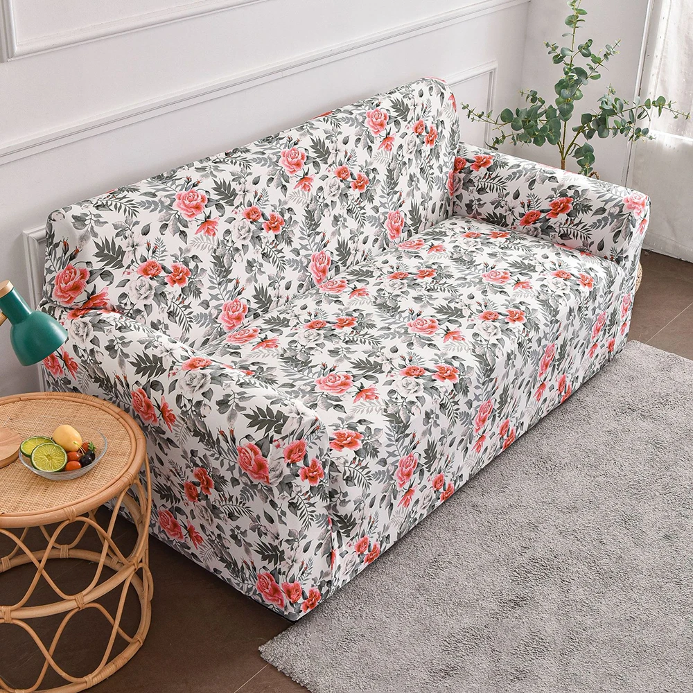 

Эластичный чехол для дивана с цветочным узором, чехол для дивана в гостиную, на кресло, чехол для дивана, эластичный чехол для дивана, украшение для дома на 1/2/3/4 места