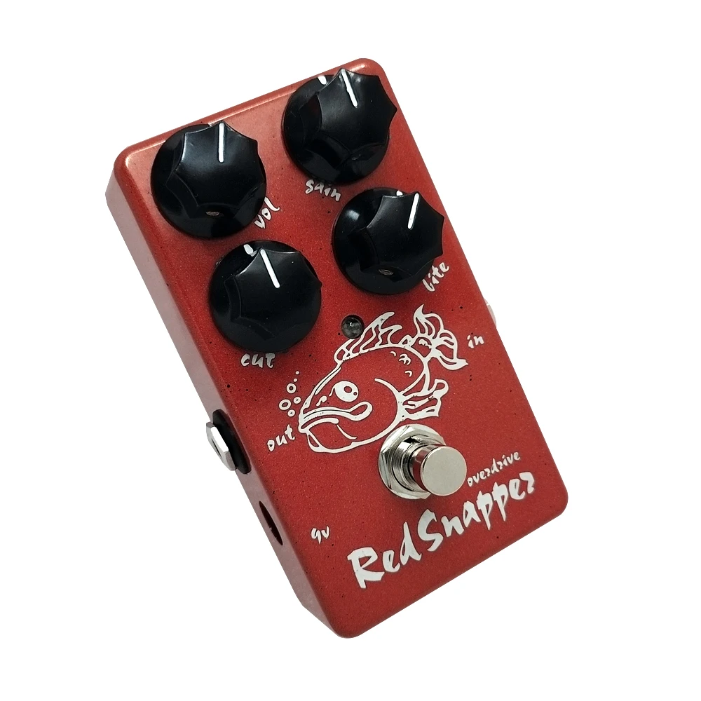 Фото Red Snapper Overdrive, гитарные педали, ручная работа №1