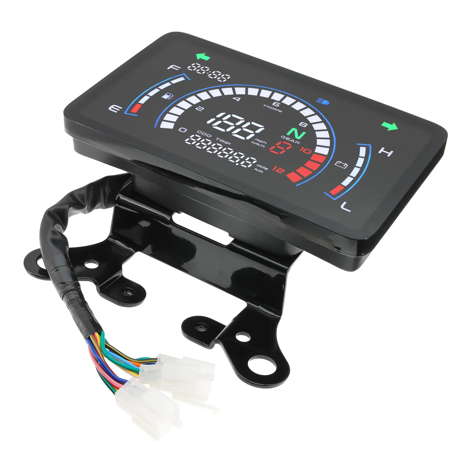 

Новый мотоциклетный цифровой спидометр, датчик уровня топлива, приборная панель для мотоцикла с кронштейном для Honda EX5 Dream/EX5 Ipowed