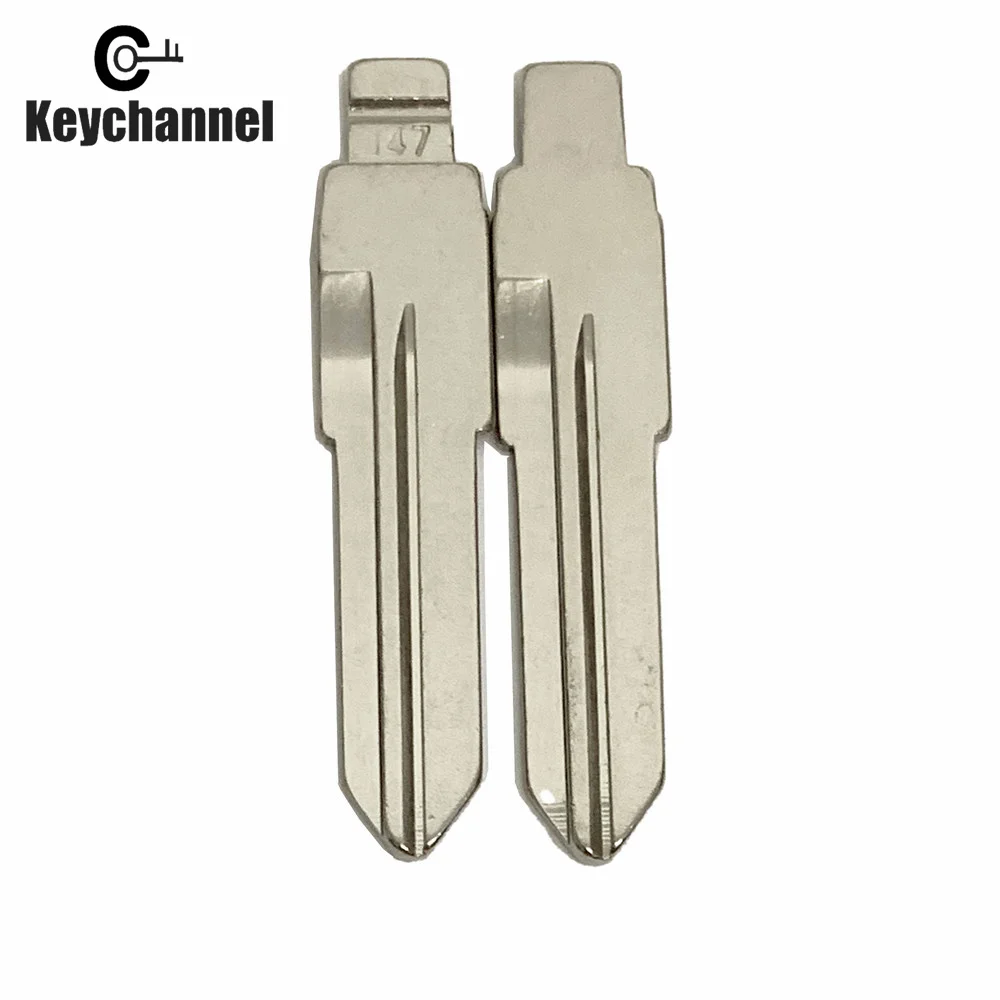 Keychannel 10 шт./лот KD ключ № 147 GT10 металлический пустой необработанный флип XHORSE