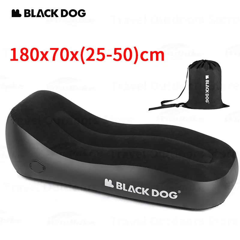 

Naturehike BLACKDOG Outdoor Automatic Inflatable Bed 180cm Camping Lazy Portable Noon Break Folding Air Mattress 150kg Bearing