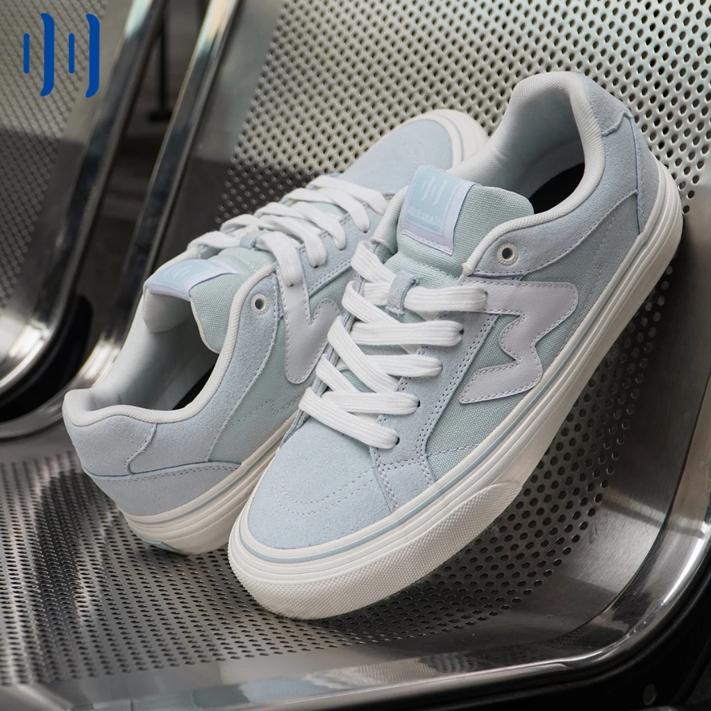 Фото Кеды Ollieskate Ice Glacier Blue Salt Gray: Низкие повседневные кроссовки унисекс для девочек, идеальные для лета №2