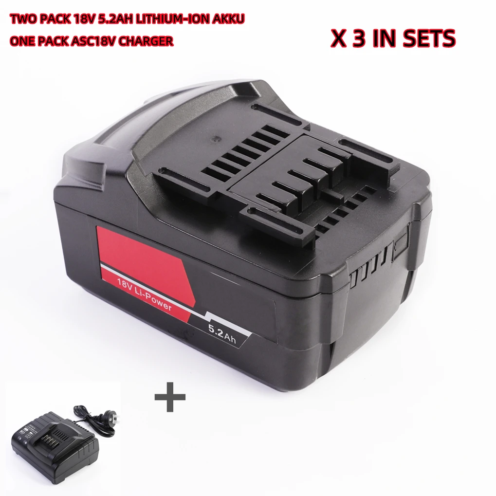 

2 упаковки литий-ионных аккумуляторов 18 в 625592000 А · ч и одного быстродействующего зарядного устройства 3 А для литий-ионных аккумуляторов для...