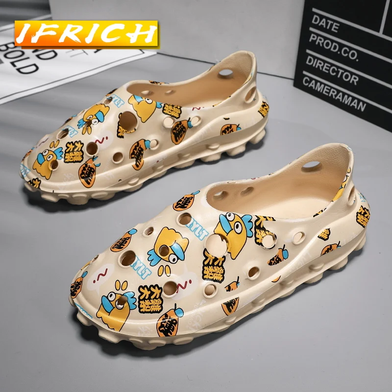 

Сандалии для отдыха мужские повседневные, легкие босоножки без застежки, мягкая обувь для пляжа, брендовые модные