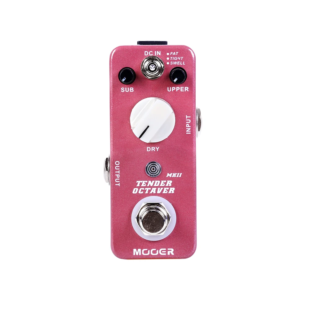 

MOOER Tender Octaver MKII Guitar Effect Pedal True Bypass Switching Bassy & Upper Octaves 3 Algorithms Electric Guitar Pedal