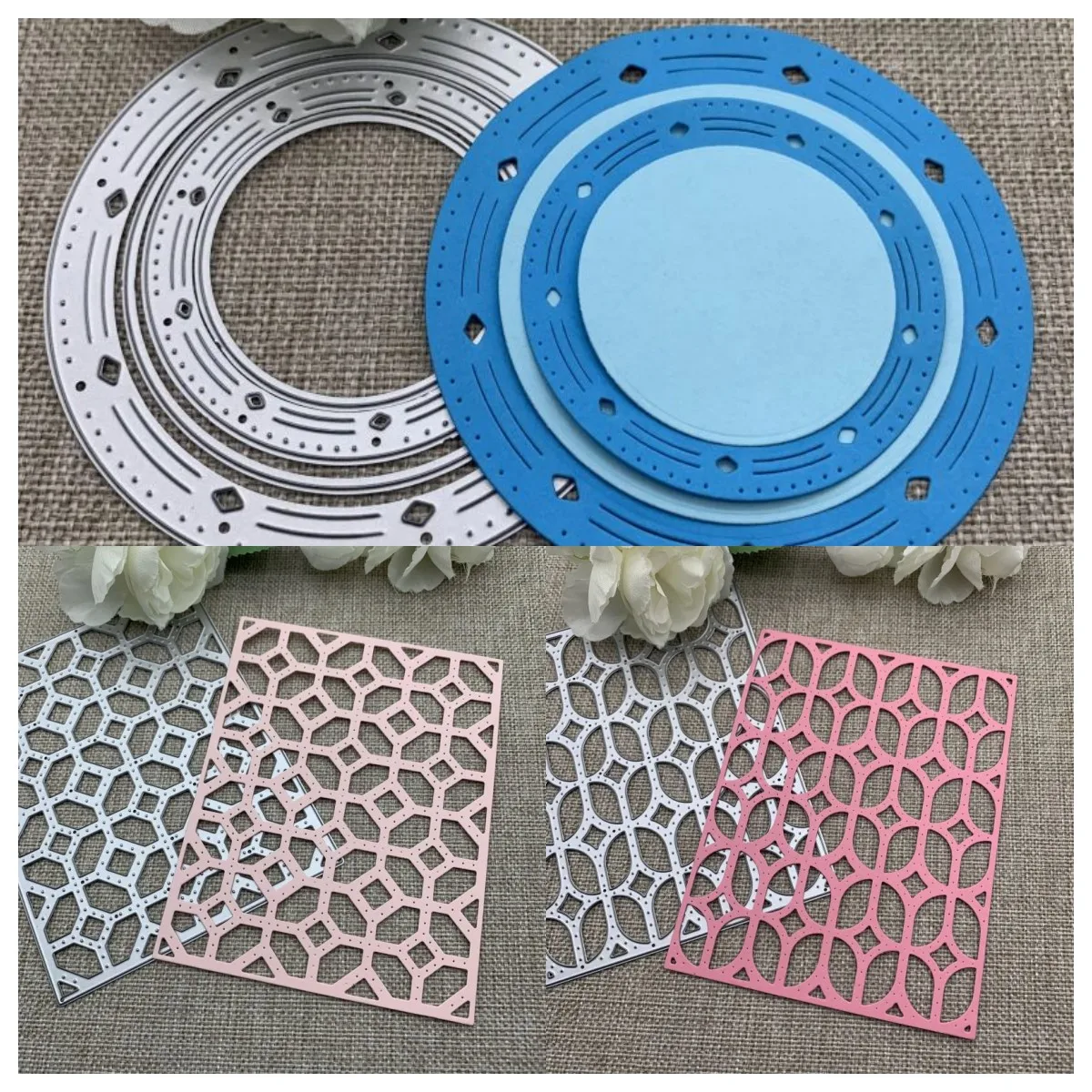 

Металлические пресс-формы для скрапбукинга «сделай сам»