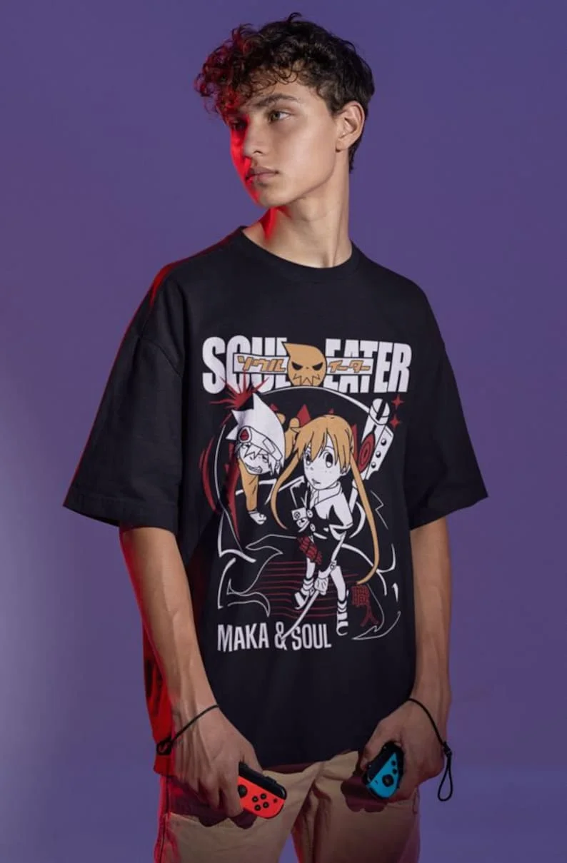 Рубашка Soul Eater Maka Albarn-сорочка футболка рубашка аниме одежда в стиле Albarn с