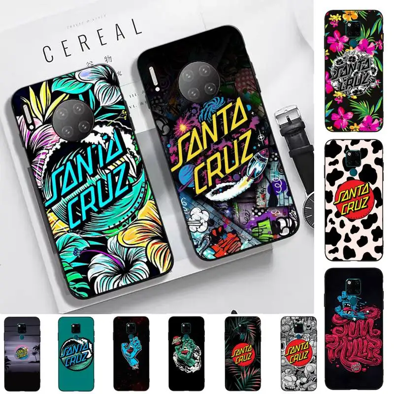 

Santa Cruz Skateboards Art Phone Case for Huawei Mate 20 10 9 40 30 lite pro X Nova 2 3i 7se