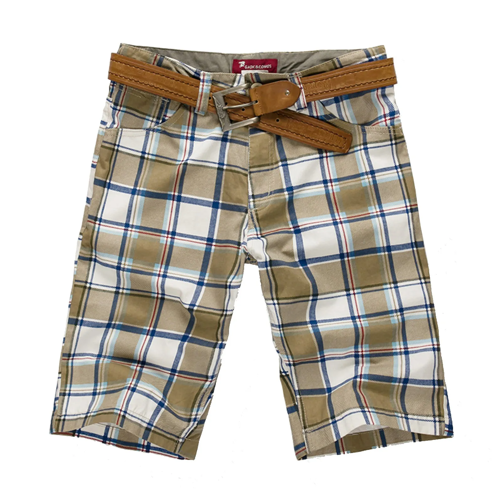 

Мужские спортивные Бриджи на завязках с несколькими карманами на весну и лето, цветные шорты-карго с эластичным поясом, мужские джинсовые шорты-Карго