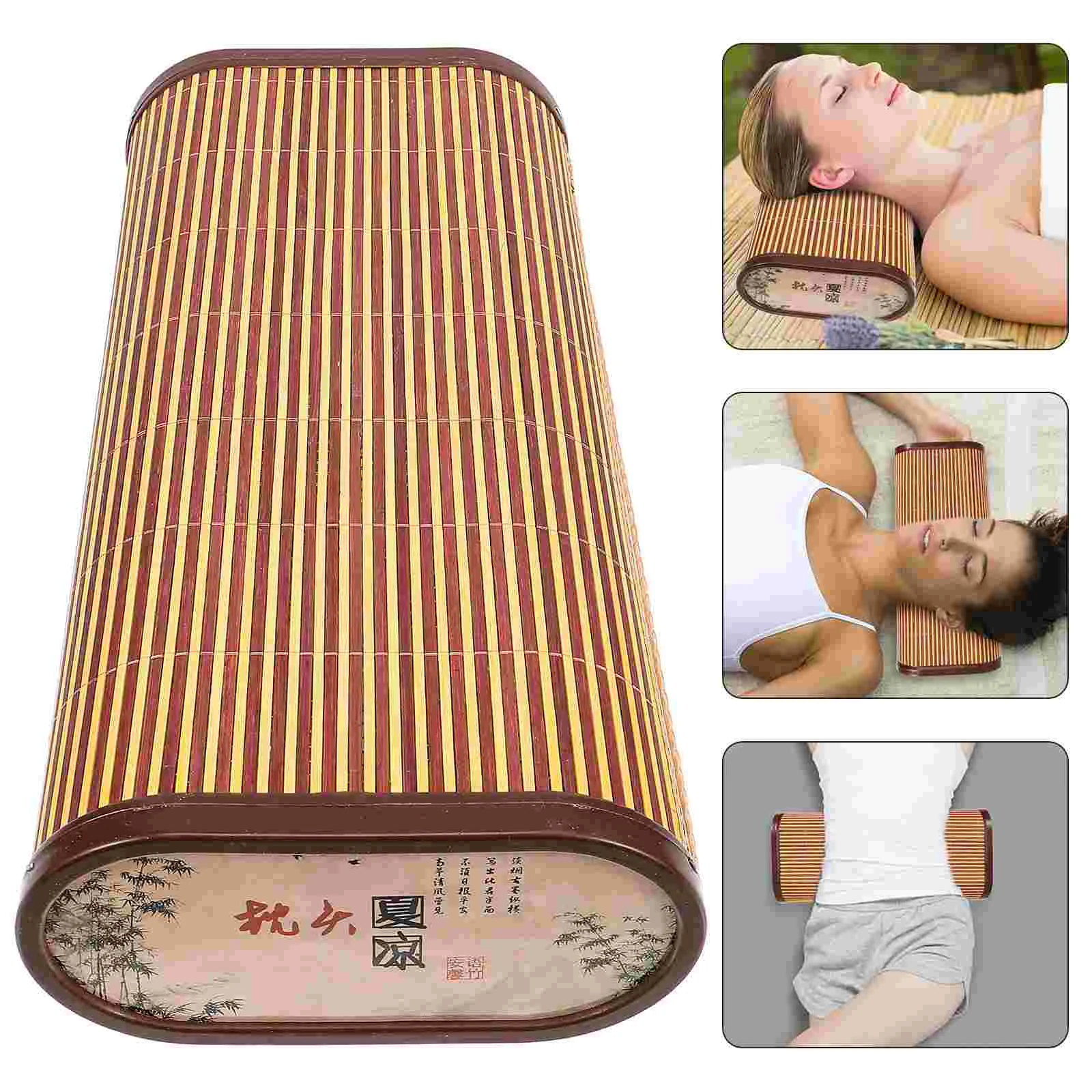 

Neck Pillow Home Pillow Cervical Pillow Bamboo Pillow Pillow Bamboo Sauna Pillow Wood Pillow for Elderly Sauna Home
