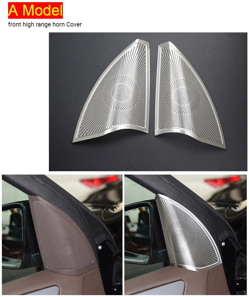 

Автомобильный динамик высокой частоты оконная Колонка B внутренняя наклейка отделка для Mercedes Benz GLE W166 Coupe C292 ML X166 GL GLS дверная аудиообложка