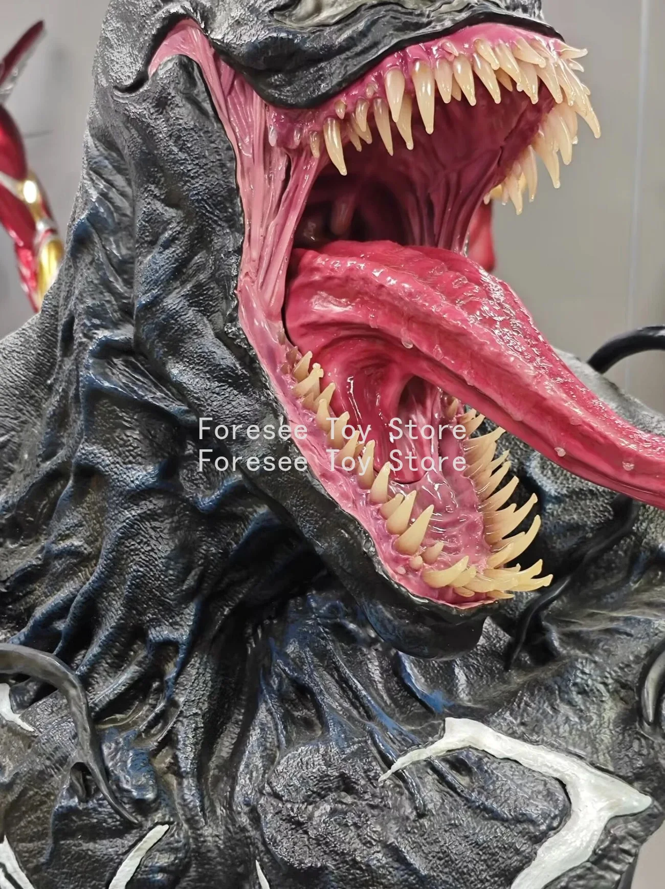 Фото Новый 80 см бюст Venom рисунок Мстители аниме окружающая фигурка коллекция украшения для рабочего стола лучший подарок для детей №4
