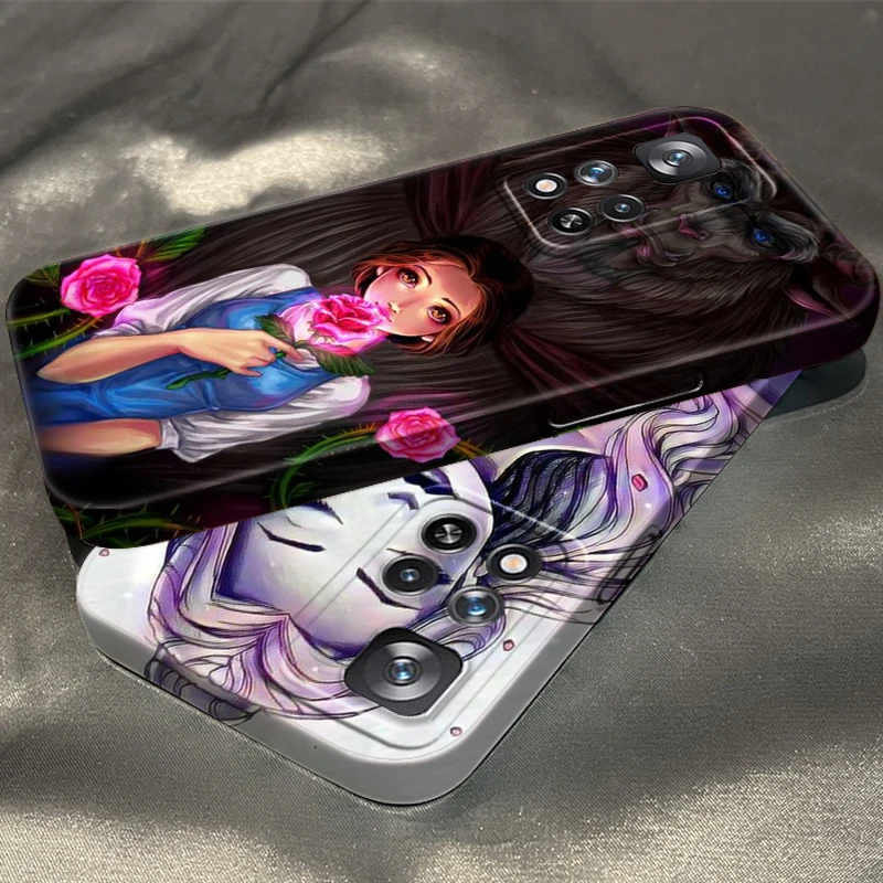 

Beauty And the Beast Belle Phone Case For Redmi K60 K50 K40 K30 9A Note 12 11 11T 10 10S Pro Plus 5G Feilin Film Hard Cover