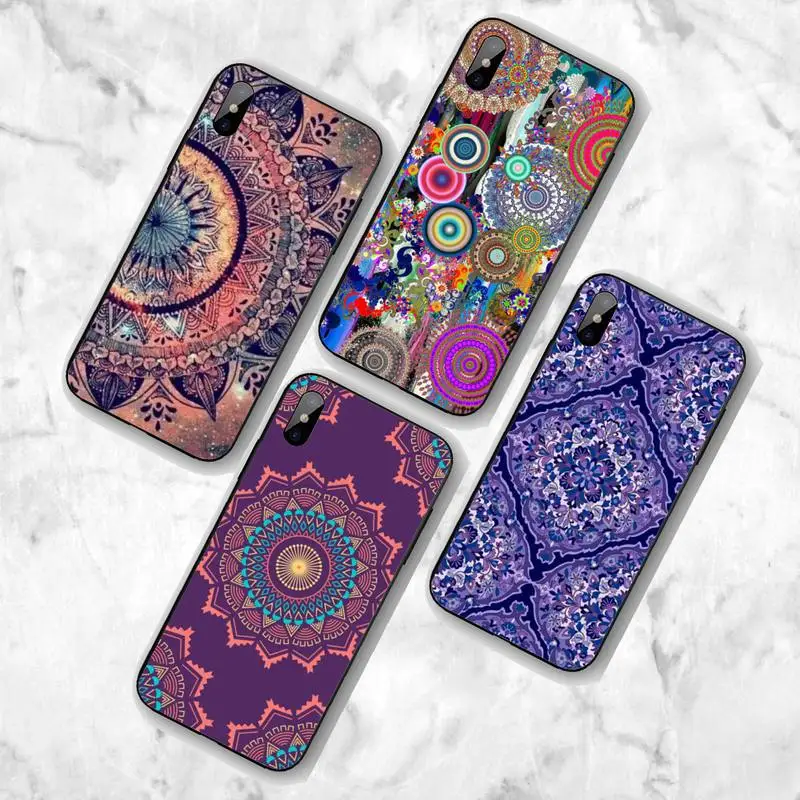 Чехол для телефона с модным принтом мандалы Huawei G7 G8 P7 P8 P9 P10 P20 P30 Lite Mini Pro P Smart Plus -