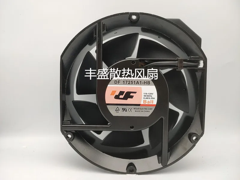 

DF 17251A1/2/3-H/S/B 110-120V 220V-240V380-400V cooling fan