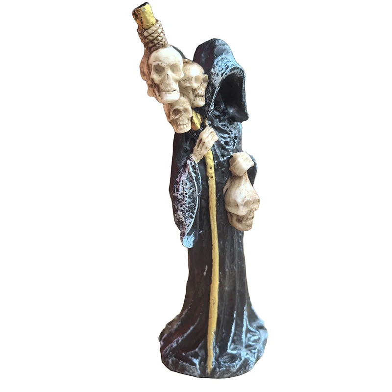 Декоративная статуэтка смерти Призрачный жнец с черепом статуя алтаря на