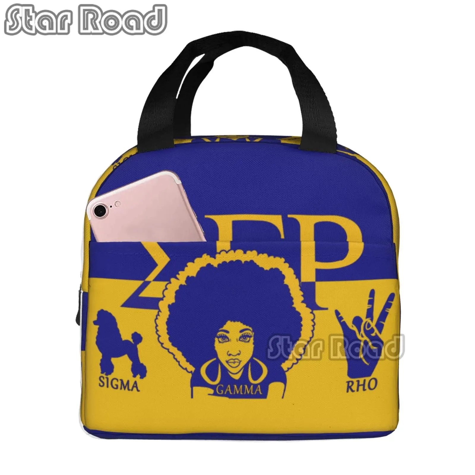 

Cmxljwyt Sigma Gamma Rho Girl Lunch Bags for Thermal Cooler Bento Box Women Lunch Box Food Bag for Office School Work Picnic