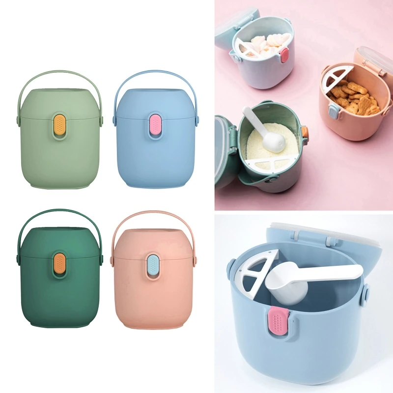 

57EE Convenient Airtight Food Storage Box Baby Milk Powder Container for Infant Kids