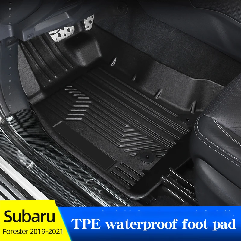 

3D Foot Pad For Subaru Forester Custom Floor Liner Fully Surrounded Mats Waterproof Non-Slip Carpet 2019-2021Years