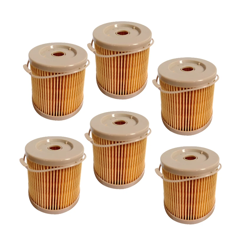 

828897 861014 2010TM-OR 6Pcs 10 Micron Fuel Filter Element Fit for Volvo Penta Diesel Engine 500 Marine Turbine Series