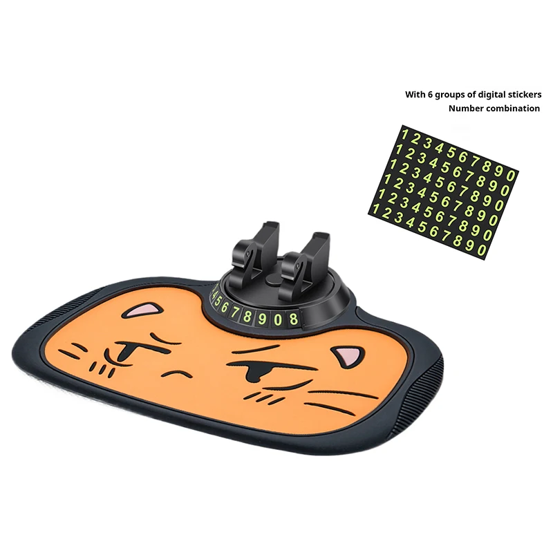 Кронштейн для мобильного телефона автомобильный нескользящий коврик липкий