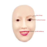 open mouth 3d realistic face best practice silicone skin for eyelash extension permanent makeup