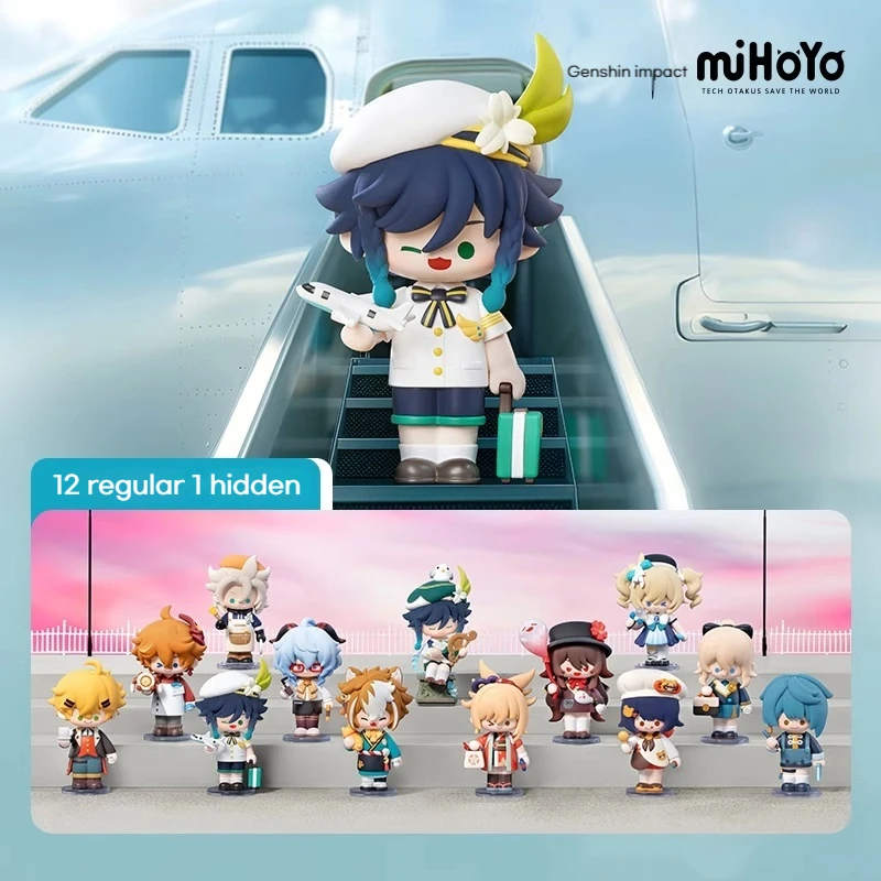 Фото Pop Mart Genshin Impact слепая коробка Cross Dressing Fantasy Theme Q Version Series Mystery Box Подарочная коллекция Гаражный комплект Орнамент №2