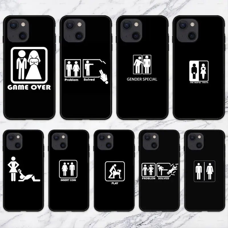 Чехол для телефона мужчин и женщин iPhone 11 12 Mini 13 14 Pro XS Max X 8 7 6s Plus 5 SE XR |