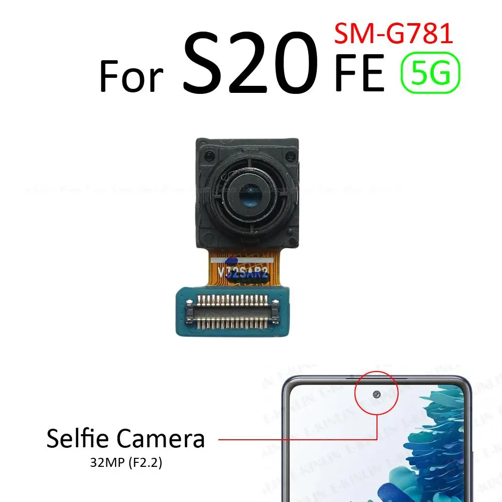 Фронтальная камера для селфи Samsung Galaxy S20 Plus FE Ultra G980 G981 G985 G986 G780 G781 G988 гибкий кабель