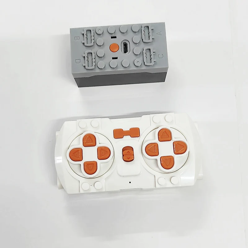 Фото Технический 2,4G Bluetooth литиевый аккумулятор Power Pack модуль приложений MOC строительные блоки функция питания 8878 13100 для игрушечного автомобиля с двигателем №5