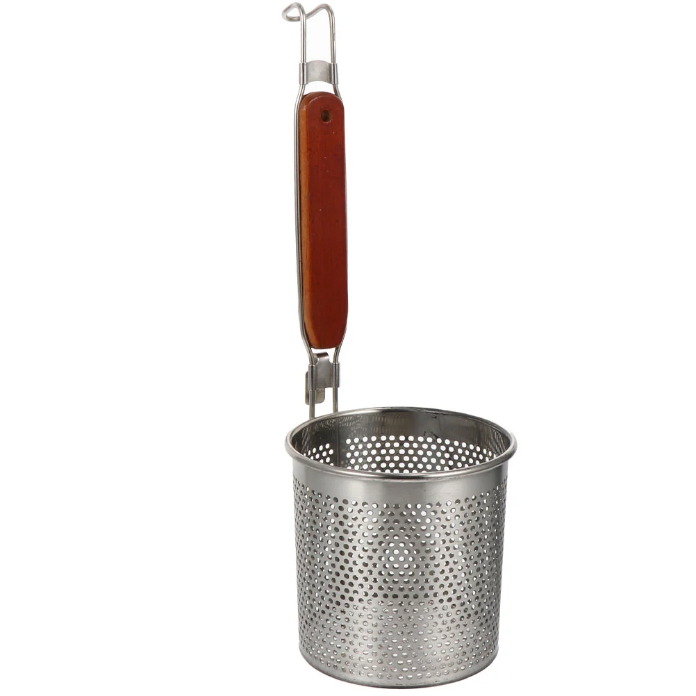 

Strainer Basket Pasta Colander Skimmer Fry Mesh Noodle Spoon Steel Stainless Deep Asian Spaghetti Slotted Foodpractical Handle