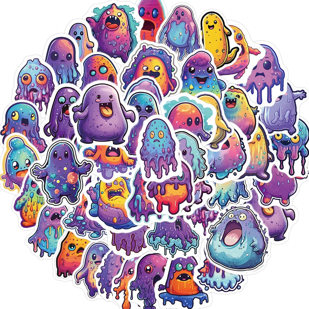 

10/50 Pcs Cartoon Cute Funny DIY Graffiti Sticker Pack for Kid Laptop Scrapbooking Notebook Wall Car Stationery Diary Kids Decal