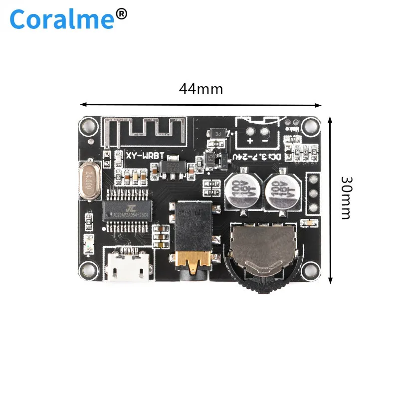 XY-WRBT Audio Amplifier Board Module MP3 Lossless Decoder Receiver Wireless Stereo Music 3.7-24V | Электронные компоненты и