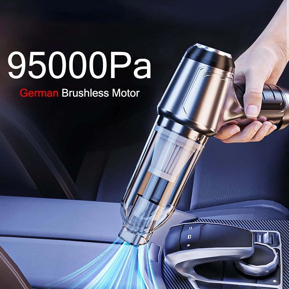 

Беспроводной портативный робот-пылесос, 95000 Па